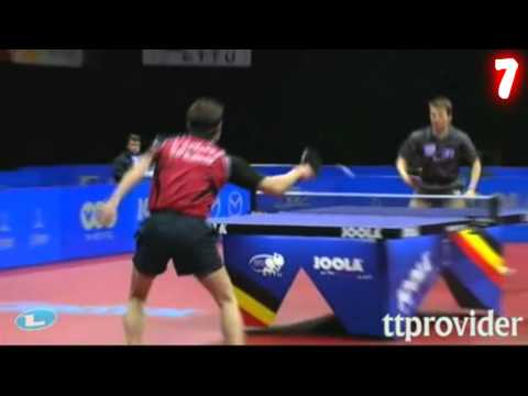 Best Table Tennis Shots of 2011 (Xmas Edition)