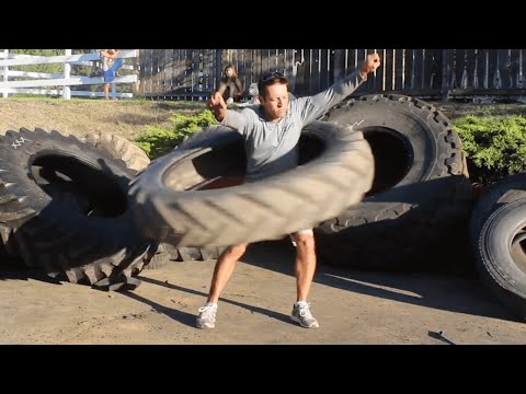 Man Hula Hoops Huge Tire | BEST OF THE MONTH ft. Ferry Corsten