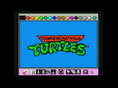 Teenage Mutant Ninja Turtles Intro Animated with Mario Paint by Mike Matei