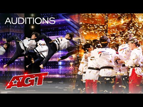 Golden Buzzer: World Taekwondo Demonstration Team Shocks the Judges - America&#039;s Got Talent 2021