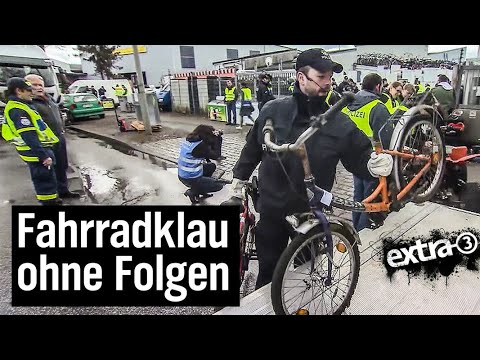 Realer Irrsinn: Polizei gibt Hehlern Fahrräder zurück | extra 3 | NDR