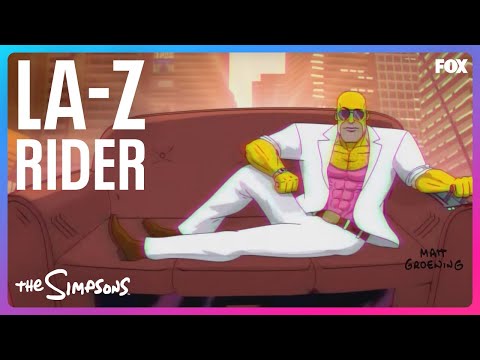 The Simpsons | LA-Z Rider Couch Gag