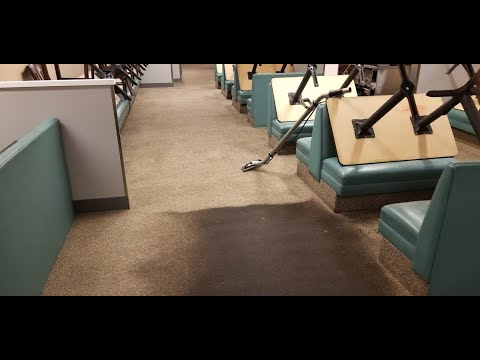Satisfying Horrible Nasty Gooey Restaurant Carpet Coming Clean