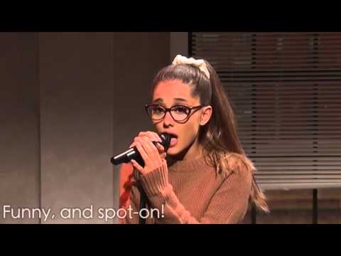 Ariana Grande Celebrity Covers Vocal Comparisons HD SNL Performance