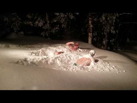 Snow Diving in Northern Wisconsin