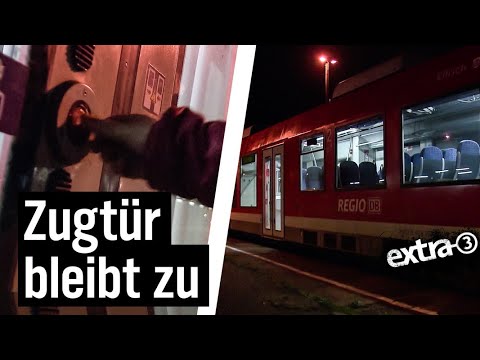 Realer Irrsinn: Leerer Zug in Thüringen | extra 3 | NDR