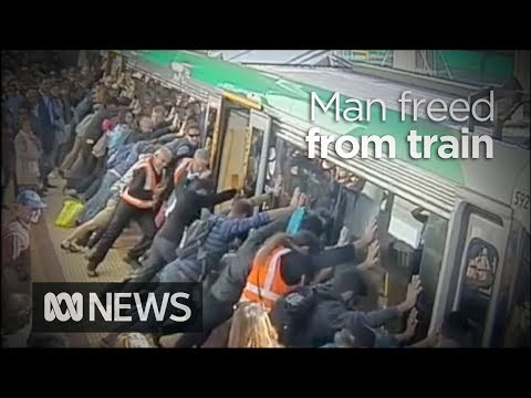 Faith in humanity restored as man saved from Perth train (2014) | ABC News
