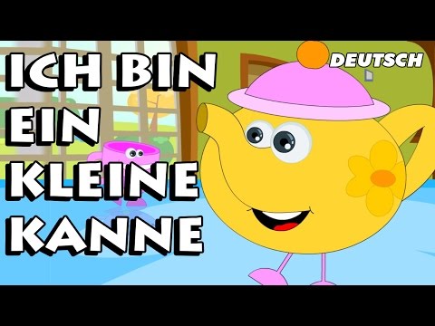 Ich Bin Ein Kleine Kanne (I&#039;m a Little Teapot) | German Nursery Rhymes