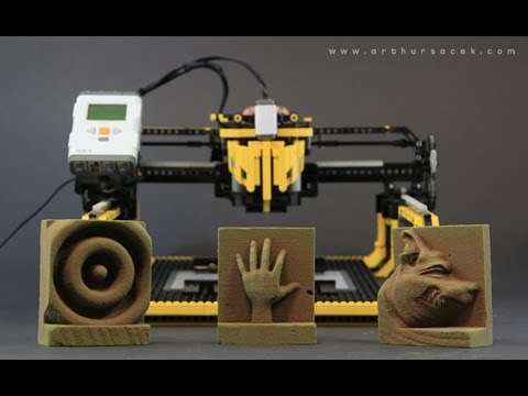 LEGO 3D Milling Machine - &quot;3D Printer&quot;