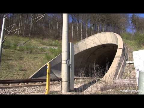 Tunnelboom - German ICE Train - fantastic clear audio - Zug, trainfart, trains, ICE 3 300 km/h