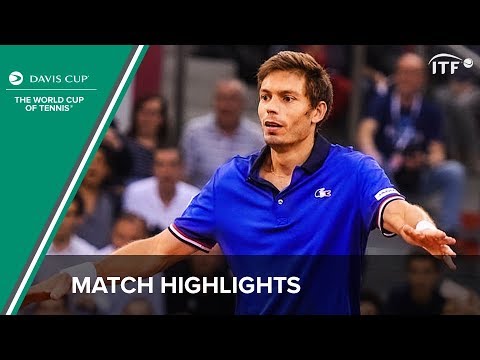 Mahut Plays a Shot From the Stands! | Davis Cup | ITF