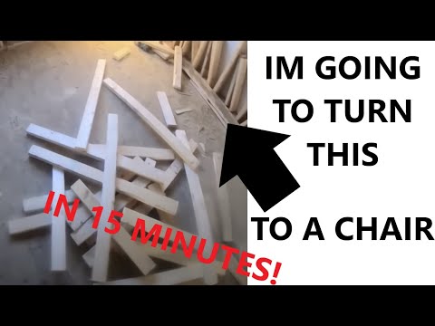How to build a chair in 15 minutes