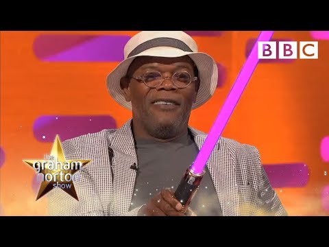 Why Samuel L. Jackson has a purple light sabre | The Graham Norton Show - BBC
