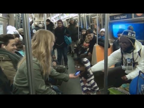 Ventriloquist Picking Up Girls On The Subway(Part 1)