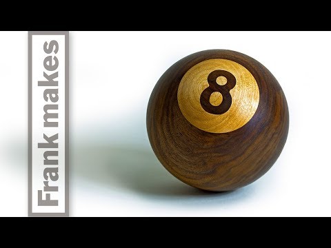 Woodturning the 8 Ball
