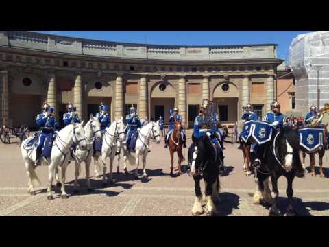 Swedish Royal Guards perform &quot;Hooked on a Feeling&quot; (Ooga-Chaka song)
