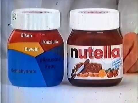 Nutella Werbung 1984