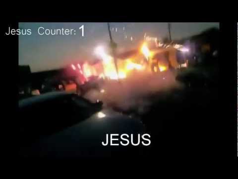 Black Jesus of New Years Day 2012- firework disaster
