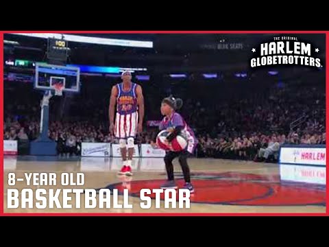 8-year Old WOWS on the Court! | Harlem Globetrotters